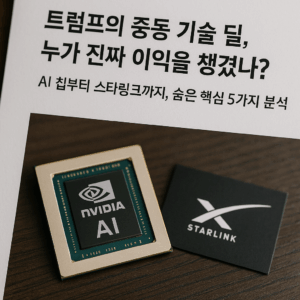 Read more about the article 트럼프의 중동 기술 협약, AI 칩부터 스타링크까지 누가 주도권을 쥐었나
